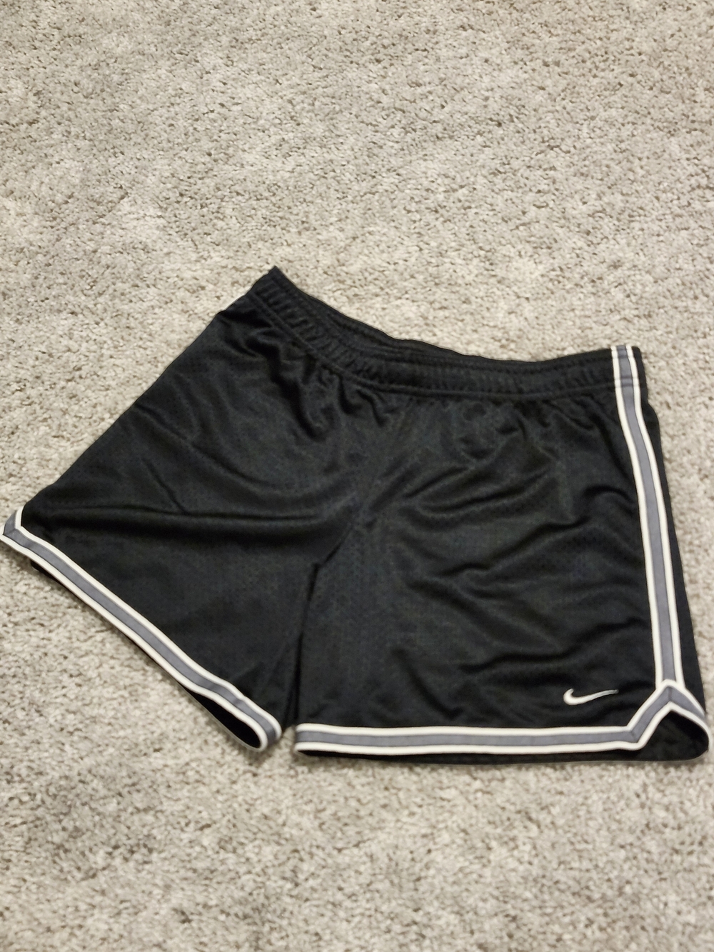 Nike Shorts Modern Black With White Trim Soccor Running Sport Small Medium Large